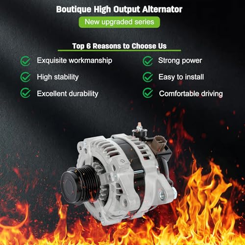 Toyota Corolla, Matrix, & Pontiac Vibe 1.8L Alternators (2009-2013)